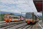 Bahnhof Orbe mit dem defekten Stadler Be 2/2 N° 14 (links im Bild) und dem dafür erworbenen Be 4/8 004 als Regionalzug 26945 nach Chavornay. Ein weiterer Be 4/8 stehet als Reserve im Hintergrund, so das künftig die OC wieder einen zuverlässigen Bahnverkehr anbieten kann. 

4. Juli 2022