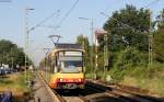 Tw 896 und *** als S41 nach Karlsruhe Marktplatz in Forchheim 25.5.11 