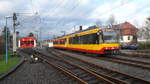 Am 27.01.2019 fährt 450 863-6 mit der S31 in den Bahnhof Odenheim ein.