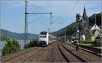 Bahn am Mittelrhein. 460 001 in Niederheimbach. Juni 2019.