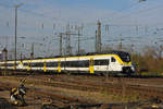 Siemens Mireo 463 004-2 verlässt den badischen Bahnhof. Die Aufnahme stammt vom 10.11.2020.