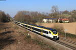 463 020-8 und 463 016-6 als RB 17121 (Offenburg - Denzlingen) bei Riegel 4.3.22