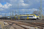 Siemens Mireo 463 509-0 verlässt den badischen Bahnhof. Die Aufnahme stammt vom 25.02.2022.