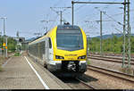 1428 018-4 (ET 4.04 | Stadler FLIRT 160) der Go-Ahead Baden-Württemberg GmbH (GABW) als verspäteter IRE 19015 (IRE1) von Karlsruhe Hbf nach Stuttgart Hbf erreicht den Bahnhof Vaihingen(Enz)