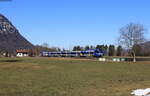 1430 015 als BRB 79065 (Grafing - Kufstein) bei Oberaudorf 12.2.22