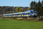 BRB ET 317 (Flirt BR 430)  Rosenheim-Holzkirchen bei Feldkirchen Westerham am 6.11.24