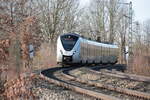 MRB 1440 208 in Wüstenbrand auf der Fahrt nach Dresden, 29.01.2024