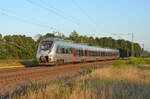 Am Abend des 20.09.24 rollte 1442 309 als RE13 durch Jütrichau Richtung Magdeburg.