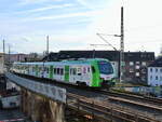 Im März 2024 war der Elektrotriebzug 3427 001 B in Bochum unterwegs.