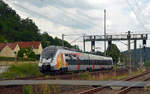 9442 103 passiert am 22.06.19 auf der Fahrt von Jena Saalbahnhof nach Saalfeld(S) soeben den Bahnhof Orlamünde.