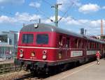 425 120-3 der SVG (Schienen Verkehrs Gesellschaft, Stuttgart) am 06.05.2007 als Sonderzug zum Tag  RemsTOTAL  auf der Fahrt von Aalen nach Endersbach in Schorndorf.