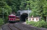 Mit dem Roten Heuler im Schwarzwald unterwegs - 465 005 der SVG am 1. August auf Sonderfahrt beim 4. Bauer.