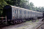 In ziemlich schlechtem Zustand stand ET 99 045b am 18.08.1994 in Hambur-Aumühle.