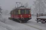 479 203 am 24.02.2013 bei der Einfahrt in Lichtenhain an der Bergbahn.