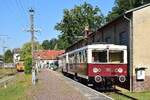 279 004-6 und 279 003-8 fahren in BUckow aus Richtung Müncheberg.

Buckow 22.09.2024