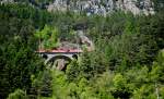 Am 24-06-2010 stieg die Winner ganzzug die Gotthard-Nord rampe richtung Italin in der nhe von Wassen in der Schweiz.