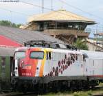 110 325-8 mit dem Science Express in Konstanz 30.7.09