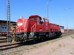 DB 261 066-5 während einer Führerstandsmitfahrt beim Tag der Schiene, am 21.09.2024 bei DB Cargo in Halle (S).