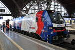 BELog 159 238  BELinda  am 21.09.2024 beim  Tag der Schiene  in Leipzig Hbf.