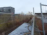 Ein Teil der Gleisanlagen vom früheren S-Bahnhof München Olympiastadion, am 13.02.2020. 