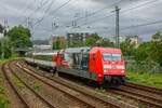 101 115-4  Bahnbonus  DB mit EC8 in Wuppertal, am 10.06.2024.
