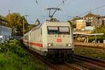 101 013-1  IC  mit IC2213 in Wuppertal Steinbeck, am 02.10.2023.