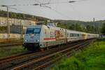 101 110-5  50 Jahre Intercity  DB mit IC2012 in Wuppertal Steinbeck, am 10.10.2023.