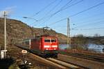 DB Fernverkehr 181 204-9 mit IC 134 Norddeich Mole - Luxemburg (Winningen/Mosel, 02.02.2014).