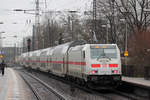 DB 146 561-6 schiebt IC 2009 nach Köln Hbf. durch Recklinghausen-Süd 1.2.2020