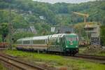 101 019-8  Fahrtziel Natur“ mit IC2157 in Wuppertal Steinbeck, am 03.05.2024.