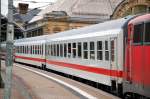 Die Wagengarnitur vom IC 1934 war am 22.02.09 die sauberste die ich seit langem gesehen habe. Dieser wagen hier ist ein Beispiel. Fotografiert in Halle(S) Hbf.