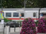 Der InterCity braucht wohl keinen Parkschein mehr, jedenfalls ist er direkt in die Gegenrichtung gefahren (30.09.2009, Bingen am Rhein).