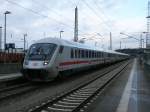 Nicht bis Frankfurt/Main fuhr der IC 2377 von Binz am 30.Dezember 2012.Diesmal war Karlsruhe die Endstation.Hier hatte der IC in Bergen/Rgen wieder planmig sieben Minuten Aufenthalt.