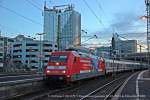 101 029-7  Panoramareisen  am IC2012 ( Oberstdorf - Hannover Hbf) am 28.01.2014 in Düsseldorf Hbf.