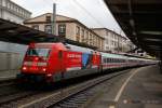 101 118-8  Glacier Express  mit IC2440 am 22.08.2014 in Wuppertal Hbf.