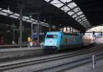 101 102-2  110 Jahre Vedes   steht im Aachener-Hbf mit einem IC und wartet auf die Abfahrt nach Köln-Hbf.
Aufgenommen vom Bahnsteig 2 vom Aachen-Hbf in Abendsonne vom 22.3.2015.