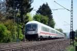 IC bei Bonn-Friesdorf in Richtung Köln, 101 111-3 schiebt - 24.04.2015