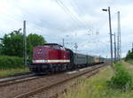 CLR 202 484-2 mit dem DPE 24414  Salzland-Express  von Magdeburg Hbf nach Pressig-Rothenkirchen, am 17.06.2017 in Erfurt Ost. Ziel war der Tag der offenen Tür bei PIKO in Sonneberg (Thür).