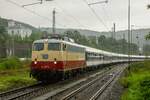 TRI 112 268-8 mit Fußballsonderzug von Köln nach Dortmund in Wuppertal Steinbeck, August 2023.