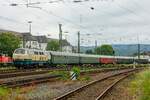 218 003-2 DB mit Sonderzug in Koblenz Lützel, am 01.06.2024.