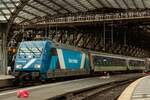 101 033-9  train charter  TCS26011 mit Eurostrand Fun-Express aus Hetzerath in Köln Hbf, Oktober 2024.