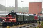 332 306-0 DB & 212 007-9 mit Pendelzug im Eisenbahnmuseum Bochum Dahlhausen, April 2024.