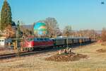 V200 033 DB & 212 079-8 mit Sonderzug nach Winterberg bei der Durchfahrt in Wetter an der Ruhr, Februar 2025.