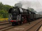 01 1533-7 ÖGEG fuhr mit Westfalendampfsonderzug von Goch nach Cochem am 28.06.2014 in Dormagen.