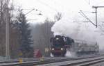 IGE Werrabahn Eisenach 41 1144-9 mit dem RE 16270  Rodelblitz  von Erfurt Hbf nach Meiningen, am 01.02.2015 bei Erfurt Bischleben.