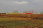 EBS 132 334-4 mit dem RE 16272  Erzgebirgs-Express  von Erfurt Hbf zur Bergparade nach Schwarzenberg, am 10.12.2016 in Erfurt-Azmannsdorf.