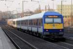 Nachschuss auf HKX 1805 bei der Durchfahrt in Recklinghausen 1.4.2013