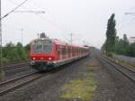 Die S 6 von Kln-Nippes nach Essen erreicht am 23.07.2007 Leverkusen Bayerwerk.