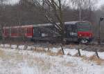 Hier ein Steuerwagen der S 8 der etwas anderen Art. An der westlichen Bahnhofseinfahrt von Kleinenbroich machte ich heute am 13.2.2010 das Foto von einem Nacht-Express-Steuerwagen obwohl es erst 11:38:37h war;-)