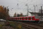 Die S6 nach Essen Hbf wurde am 24.11.12 wegen Bauarbeiten in Rath-Mitte zwischen Dsseldorf Hbf und Dsseldorf-Rath ber die Gterzugstrecke umgeleitet.